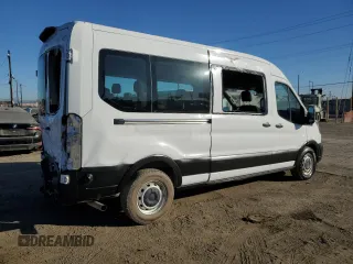 2020 Ford Transit Passenger XL with VIN 1FBAX2C80LKB39409, listed as a Copart auction lot 42410745 with 27,913 mi miles and Salvage Title. Bid and sale history available at DreamBid. Image 3.