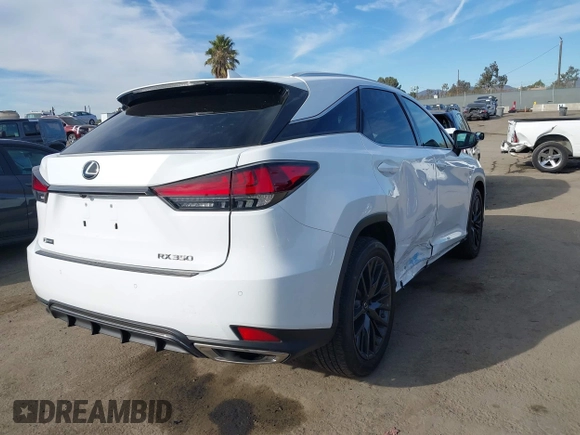2020 Lexus RX with VIN 2T2YZMDA4LC234425, listed as a IAAI auction lot 41247317 with 20,083 mi miles. Bid and sale history available at carsss.com. Image 4.