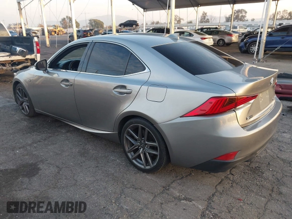2017 Lexus IS with VIN JTHBA1D23H5056020, listed as a IAAI auction lot 41013926 with 132,315 mi miles. Bid and sale history available at carsss.com. Image 3.