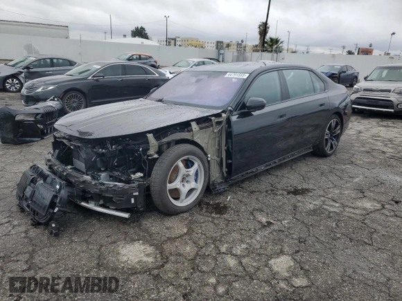2023 BMW 7 Series 760i xDrive with VIN WBA33EJ02PCL89231, listed as a Copart auction lot 44791555 with 8,156 mi miles and Salvage title. Bid and sale history available at DreamBid. Image 1.