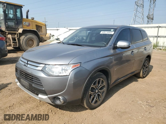 2015 Mitsubishi Outlander GT with VIN JA4JZ4AX3FZ013689, listed as a Copart auction lot 60674085 with 115,402 mi miles and Clean title. Bid and sale history available at DreamBid. Image 1.