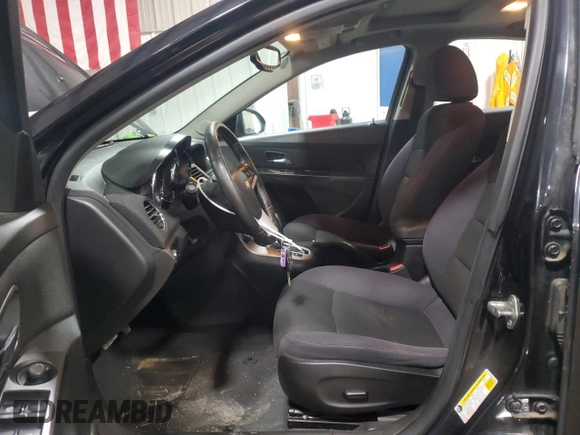 2013 Chevrolet Cruze 1LT with VIN 1G1PC5SBXD7216445, listed as a Copart auction lot 55206535 with 124,147 mi miles and Salvage Title. Bid and sale history available at DreamBid. Image 7.