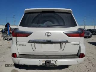 2018 Lexus LX with VIN JTJHY7AXXJ4281909, listed as a Copart auction lot 80891544 with 109,892 mi miles and Salvage Title. Bid and sale history available at carsss.com. Image 6.