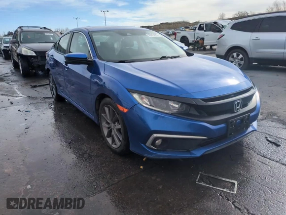 2019 Honda Civic Sedan EX with VIN 19XFC1F3XKE201729, listed as a Copart auction lot 50919485 with 63,530 mi miles and Salvage Title. Bid and sale history available at carsss.com. Image 13.