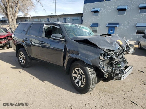 2024 Toyota 4Runner TRD Off Road with VIN JTERU5JR8R6222720, listed as a Copart auction lot 87333834 with 0 mi miles and Salvage Title. Bid and sale history available at carsss.com. Image 4.