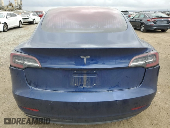 2018 Tesla Model 3 Long Range Battery with VIN 5YJ3E1EA3JF024835, listed as a Copart auction lot 53510345 with 197,560 mi miles and Salvage Title. Bid and sale history available at DreamBid. Image 6.