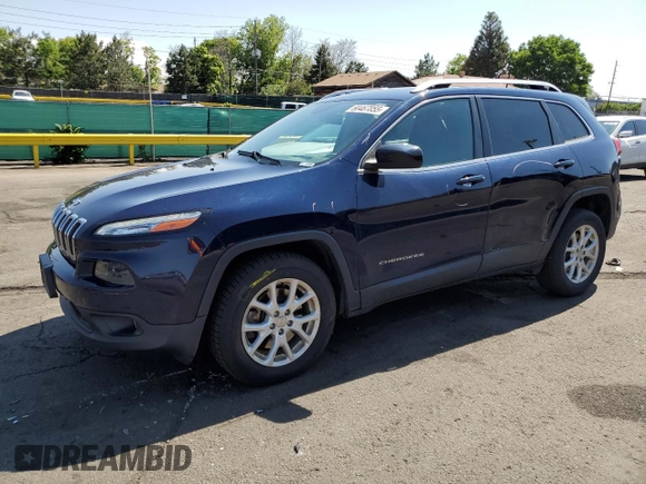 2016 Jeep Cherokee Latitude with VIN 1C4PJMCS1GW304073, listed as a Copart auction lot 60467055 with 74,826 mi miles and Salvage title. Bid and sale history available at DreamBid. Image 1.