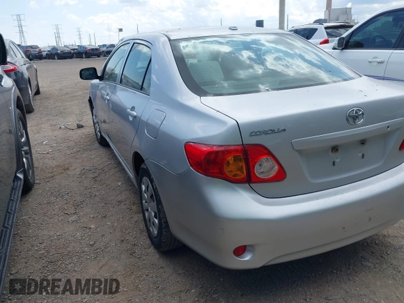2009 Toyota Corolla with VIN JTDBL40E099041319, listed as a IAAI auction lot 42119698 with 205,666 mi miles. Bid and sale history available at carsss.com. Image 3.