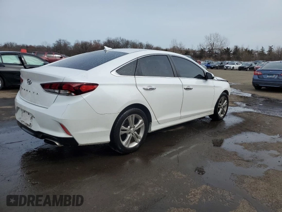 2018 Hyundai Sonata SEL with VIN 5NPE34AF9JH712292, listed as a Copart auction lot 51459515 with 95,543 mi miles and Salvage Title. Bid and sale history available at DreamBid. Image 3.