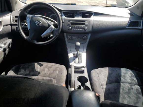 2013 Nissan Sentra SV with VIN 3N1AB7AP1DL674589, listed as a Copart auction lot 52261455 with 147,533 mi miles and Salvage Title. Bid and sale history available at DreamBid. Image 8.