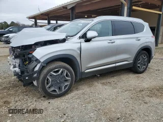 2022 Hyundai Santa Fe Hybrid SEL Premium with VIN KM8S3DA1XNU027085, listed as a Copart auction lot 41505435 with 53,735 mi miles and Salvage Title. Bid and sale history available at carsss.com. Image 1.