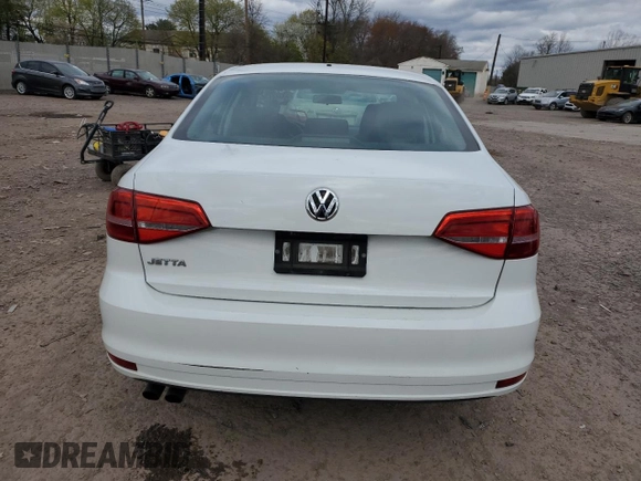 2015 Volkswagen Jetta Sedan 2.0L S with VIN 3VW2K7AJ0FM306735, listed as a Copart auction lot 53378135 with 92,852 mi miles and Salvage Title. Bid and sale history available at carsss.com. Image 6.