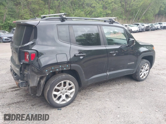 2017 Jeep Renegade Latitude with VIN ZACCJBBB3HPF65773, listed as a IAAI auction lot 42310165 with 142,698 mi miles and . Bid and sale history available at DreamBid. Image 4.