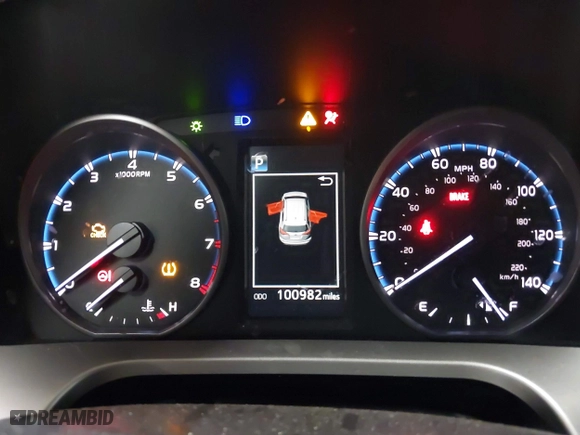 2017 Toyota RAV4 LE with VIN JTMBFREV9HJ132888, listed as a IAAI auction lot 41946329 with 100,982 mi miles. Bid and sale history available at carsss.com. Image 7.