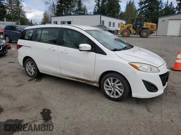 2013 Mazda 5 Sport with VIN JM1CW2BL6D0149713, listed as a Copart auction lot 50069095 with 71,987 mi miles and Salvage Title. Bid and sale history available at DreamBid. Image 4.