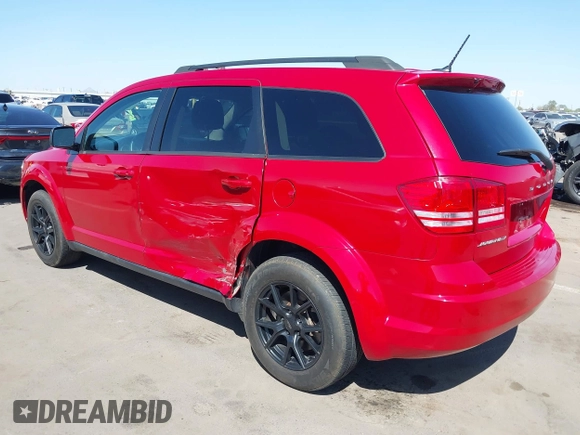 2016 Dodge Journey SE with VIN 3C4PDCAB9GT222554, listed as a IAAI auction lot 41997944 with 102,238 mi miles. Bid and sale history available at carsss.com. Image 3.