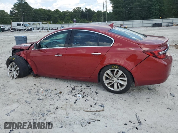 2014 Buick Regal Premium I with VIN 2G4GN5EX1E9281608, listed as a Copart auction lot 62113175 with 143,392 mi miles and Salvage title. Bid and sale history available at DreamBid. Image 2.