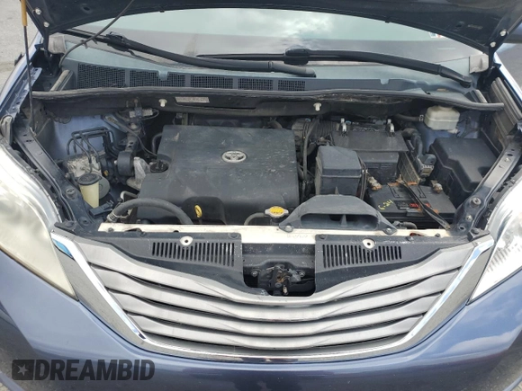 2013 Toyota Sienna LE with VIN 5TDJK3DC7DS067735, listed as a Copart auction lot 53234585 with 236,420 mi miles and Clean Title. Bid and sale history available at carsss.com. Image 12.