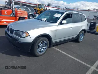 2005 BMW X3 3.0i with VIN WBXPA93445WD04862, listed as a IAAI auction lot 41950119 with 237,014 mi miles. Bid and sale history available at carsss.com. Image 2.