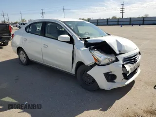 2019 Mitsubishi Mirage ES z VIN ML32F3FJ0KHF16278, wystawiony jako Copart lot #52785655 z przebiegiem 57 873 mil mil oraz Szkoda całkowita • Salvage title. Historia ofert i sprzedaży dostępna na DreamBid. Obrazek 4.