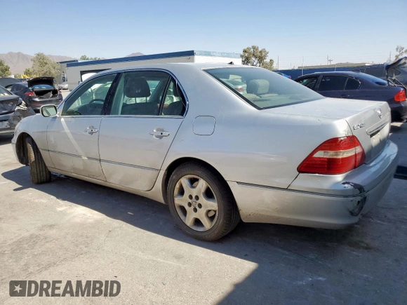 2005 Lexus LS 430 z VIN JTHBN36FX50176616, wystawiony jako Copart lot #58240375 z przebiegiem 96 911 mil mil oraz Szkoda całkowita • Salvage title. Historia ofert i sprzedaży dostępna na DreamBid. Obrazek 2.