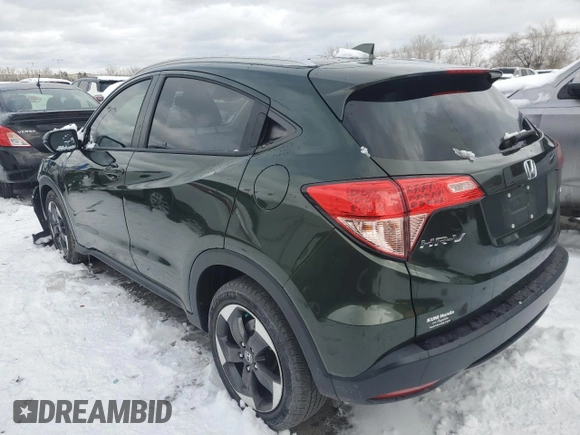 2018 Honda HR-V EX-L with VIN 3CZRU6H70JM701159, listed as a Copart auction lot 87894095 with 28,972 mi miles and Salvage Title. Bid and sale history available at carsss.com. Image 2.