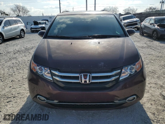 2014 Honda Odyssey Touring with VIN 5FNRL5H97EB025467, listed as a Copart auction lot 53730875 with 209,851 mi miles and Clean Title. Bid and sale history available at carsss.com. Image 5.