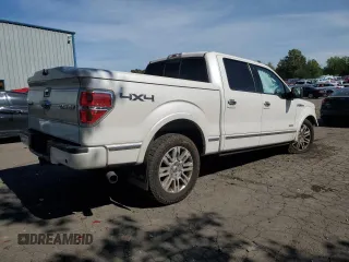 2013 Ford F-150 XL with VIN 1FTFW1ETXDFC95631, listed as a Copart auction lot 60252685 with 136,427 mi miles and Salvage title. Bid and sale history available at DreamBid. Image 3.