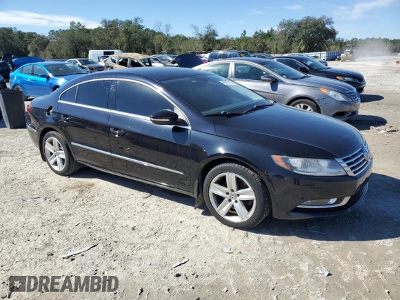 2015 Volkswagen CC Sport with VIN WVWBN7ANXFE820403, listed as a Copart auction lot 45813105 with 112,050 mi miles and Clean Title. Bid and sale history available at DreamBid. Image 4.