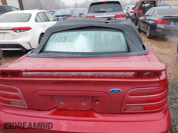 1994 Ford Mustang with VIN 1FALP45T5RF218731, listed as a IAAI auction lot 41569318 with 134,577 mi miles and . Bid and sale history available at DreamBid. Image 15.