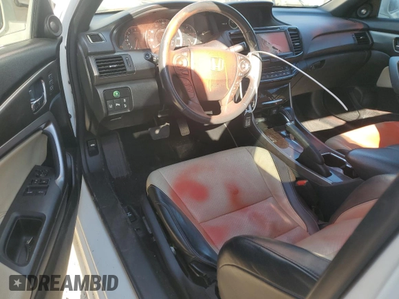 2016 Honda Accord Touring with VIN 1HGCT2B02GA001377, listed as a Copart auction lot 45978195 with 170,371 mi miles and Salvage Title. Bid and sale history available at DreamBid. Image 8.