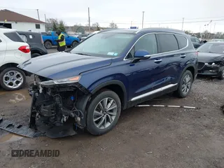 2020 Hyundai Santa Fe SEL with VIN 5NMS3CAD5LH304268, listed as a IAAI auction lot 41920000 with 44,964 mi miles. Bid and sale history available at carsss.com. Image 2.