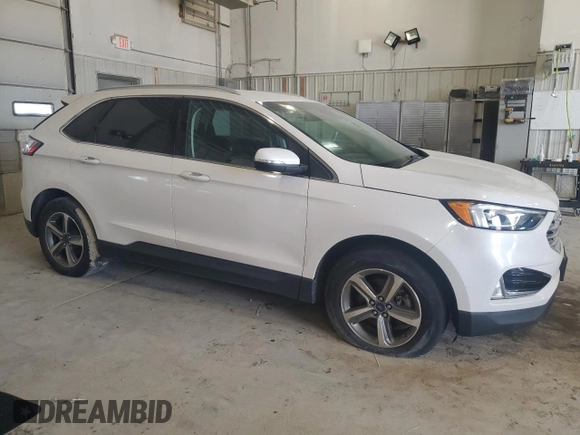 2019 Ford Edge SEL with VIN 2FMPK3J90KBC57633, listed as a Copart auction lot 53300085 with 124,902 mi miles and Clean Title. Bid and sale history available at carsss.com. Image 4.
