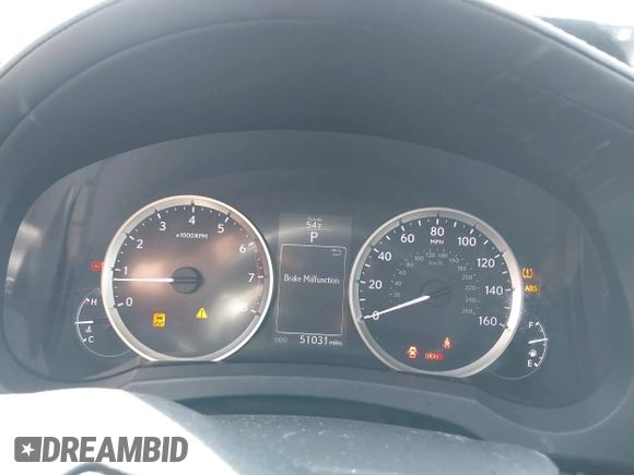 2015 Lexus IS 250 with VIN JTHBF1D23F5071504, listed as a IAAI auction lot 41791660 with 51,031 mi miles and . Bid and sale history available at carsss.com. Image 7.