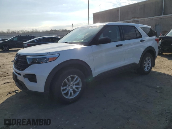 2020 Ford Explorer with VIN 1FMSK8BH9LGC66998, listed as a Copart auction lot 43738485 with 91,879 mi miles and Clean Title. Bid and sale history available at carsss.com. Image 1.