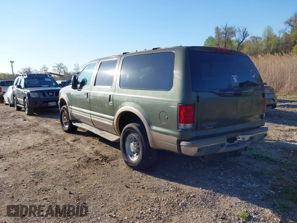 2001 Ford Excursion Limited with VIN 1FMNU43S11EA01026, listed as a IAAI auction lot 41994947 with 193,365 mi miles and . Bid and sale history available at DreamBid. Image 3.