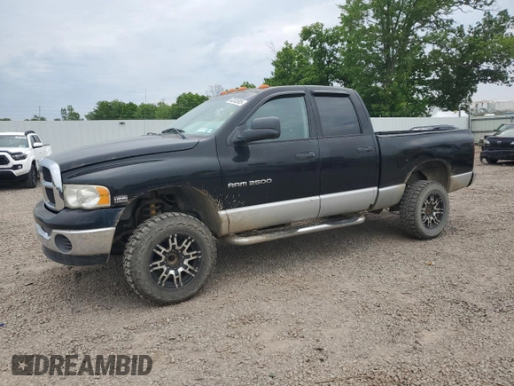 2004 Dodge 2500 SLT z VIN 3D7KU28D14G154093, wystawiony jako Copart lot #60282685 z przebiegiem 151 025 mil mil oraz Czysty tytuł • Clean title. Historia ofert i sprzedaży dostępna na DreamBid. Obrazek 1.