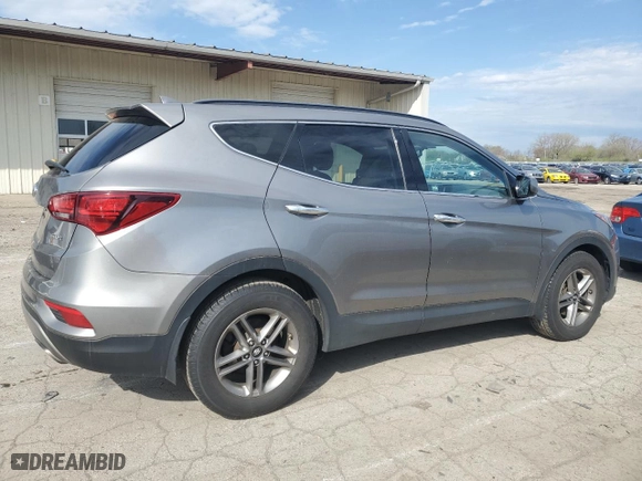 2017 Hyundai Santa Fe Sport 2.4L with VIN 5NMZU3LB6HH027015, listed as a Copart auction lot 54107225 with 145,640 mi miles and Clean Title. Bid and sale history available at carsss.com. Image 3.