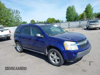 2005 Chevrolet Equinox LT z VIN 2CNDL73F556067043, wystawiony jako IAAI lot #42395566 z przebiegiem 113 966 mil mil oraz . Historia ofert i sprzedaży dostępna na DreamBid. Obrazek 1.
