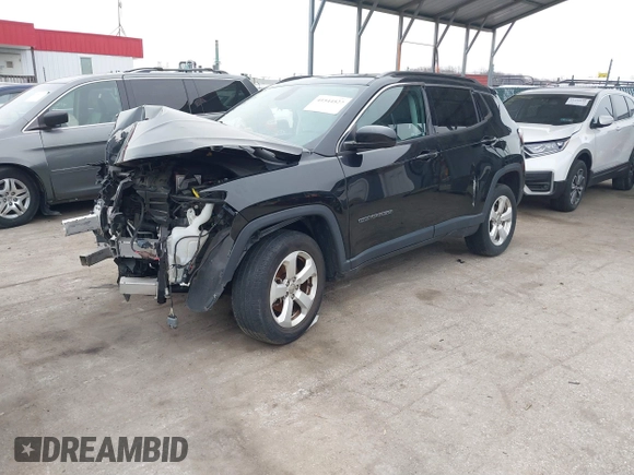 2018 Jeep Compass Altitude with VIN 3C4NJDBB0JT350175, listed as a IAAI auction lot 41544527 with 95,998 mi miles and . Bid and sale history available at carsss.com. Image 20.