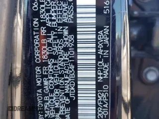 2015 Toyota Prius One with VIN JTDKDTB34F1101938, listed as a Copart auction lot 66975524 with 126,989 mi miles and Salvage Title. Bid and sale history available at carsss.com. Image 12.