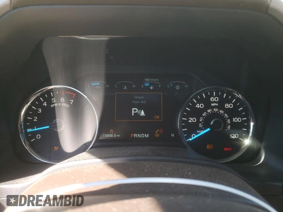 2018 Ford F-150 XL with VIN 1FTEW1EG3JFD79946, listed as a Copart auction lot 56707385 with 73,906 mi miles and Salvage title. Bid and sale history available at DreamBid. Image 9.