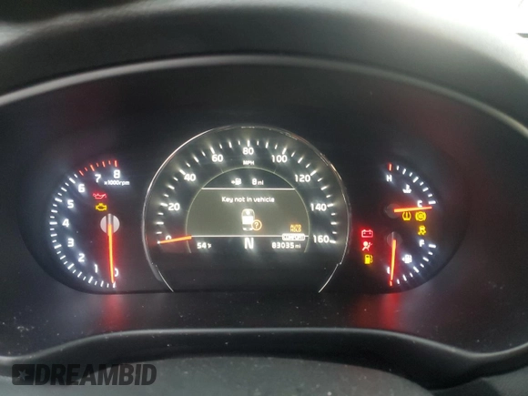 2019 Kia Sorento EX with VIN 5XYPH4A52KG504121, listed as a Copart auction lot 46803375 with 83,035 mi miles and Clean Title. Bid and sale history available at DreamBid. Image 9.