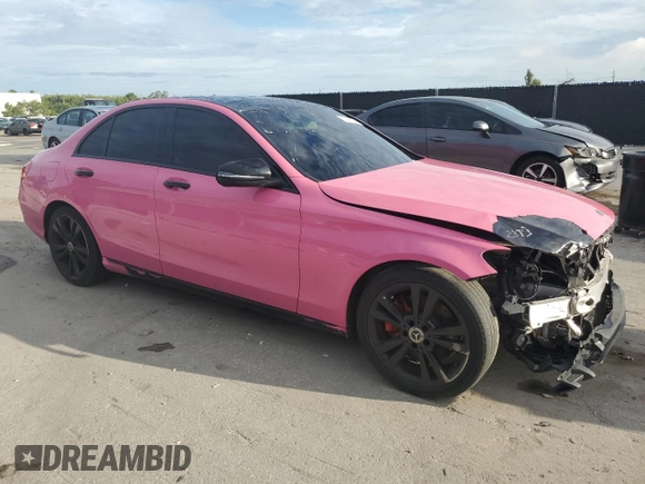 2018 Mercedes-Benz C 300 with VIN WDDWF4JB8JR311193, listed as a Copart auction lot 63587255 with 68,387 mi miles and Clean title. Bid and sale history available at DreamBid. Image 4.