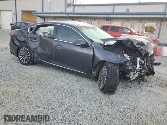 2017 Kia Cadenza Technology with VIN KNALC4J1XH5062777, listed as a Copart auction lot 77403494 with 141,754 mi miles and Salvage Title. Bid and sale history available at carsss.com. Image 4.