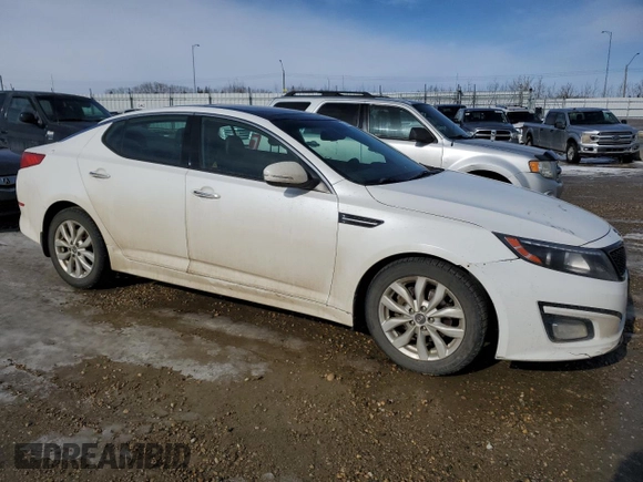 2015 Kia Optima EX with VIN KNAGN4A74F5555013, listed as a Copart auction lot 50309455 with 254,278 mi miles and Clean Title. Bid and sale history available at DreamBid. Image 4.