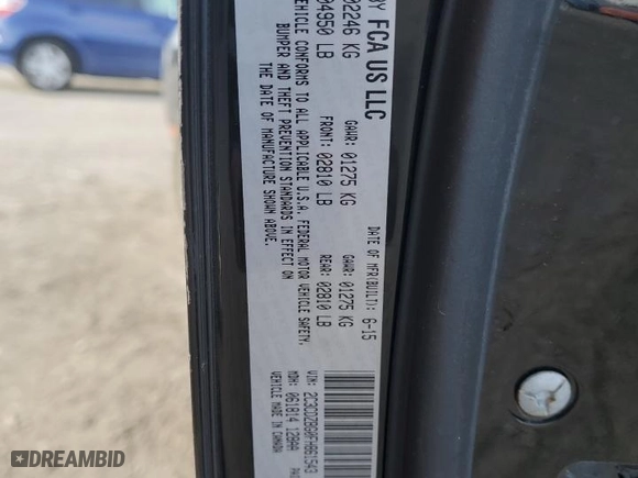 2015 Dodge Challenger SXT Plus with VIN 2C3CDZBG0FH861543, listed as a Copart auction lot 47440405 with 0 mi miles and Salvage Title. Bid and sale history available at carsss.com. Image 12.