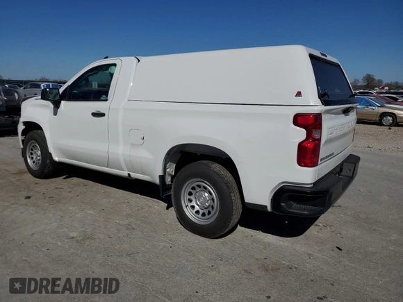 2023 Chevrolet Silverado 1500 Work Truck with VIN 3GCNAAEK6PG361693, listed as a Copart auction lot 50543525 with 152,226 mi miles and Clean Title. Bid and sale history available at carsss.com. Image 2.