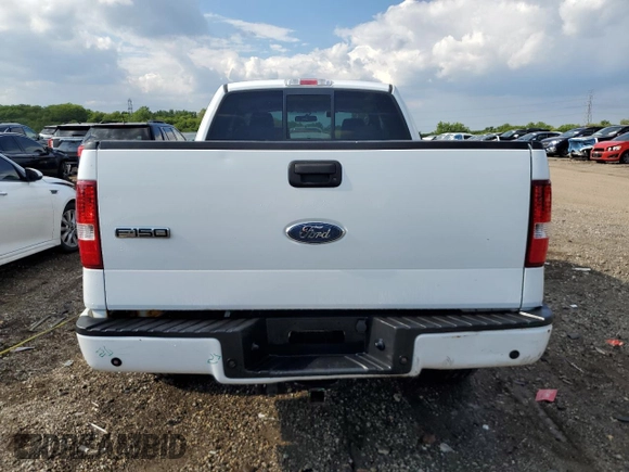 2007 Ford F-150 XLT with VIN 1FTPX14V47FA44659, listed as a Copart auction lot 59054065 with 129,453 mi miles and Salvage title. Bid and sale history available at DreamBid. Image 6.