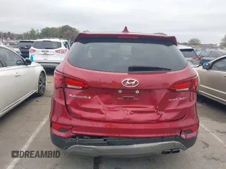 2017 Hyundai Santa Fe Sport 2.0T with VIN 5XYZU4LA9HG406663, listed as a IAAI auction lot 40908199 with 140,696 mi miles. Bid and sale history available at carsss.com. Image 16.